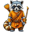 Racoon shooter icon