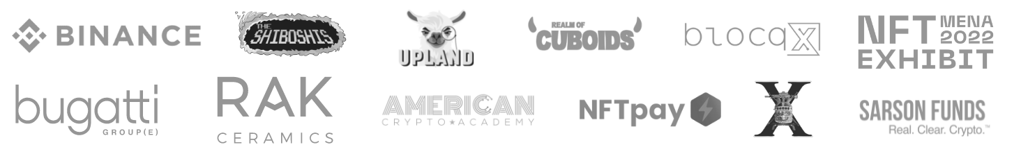 Logo strip of notable brands